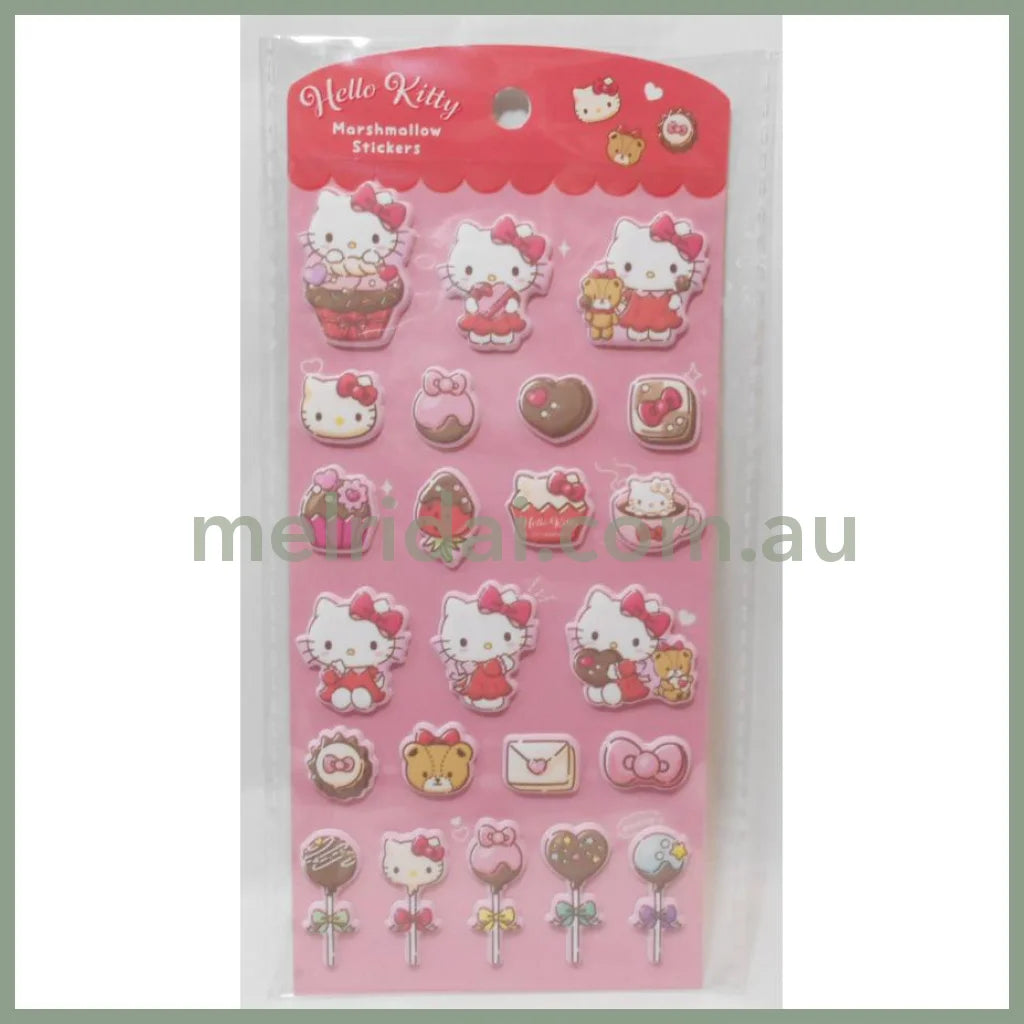 SANRIO | Marshmallow Stickers 90×175mm (Hello Kitty)