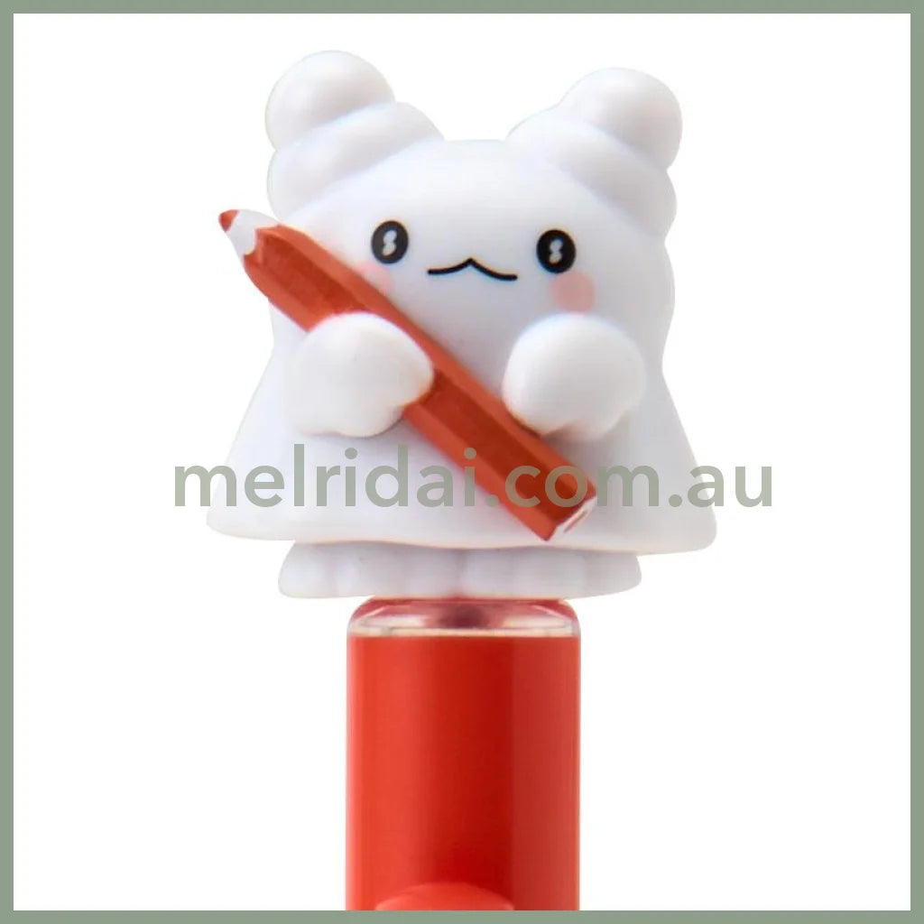 SANRIO | Mascot Ballpoint Pen Black 0.5mm (Hanamaruobake)