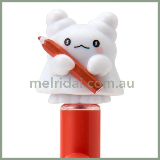 SANRIO | Mascot Ballpoint Pen Black 0.5mm (Hanamaruobake)