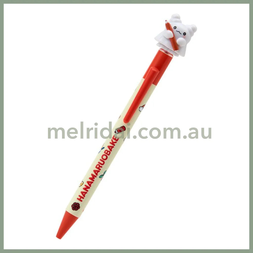 SANRIO | Mascot Ballpoint Pen Black 0.5mm (Hanamaruobake)