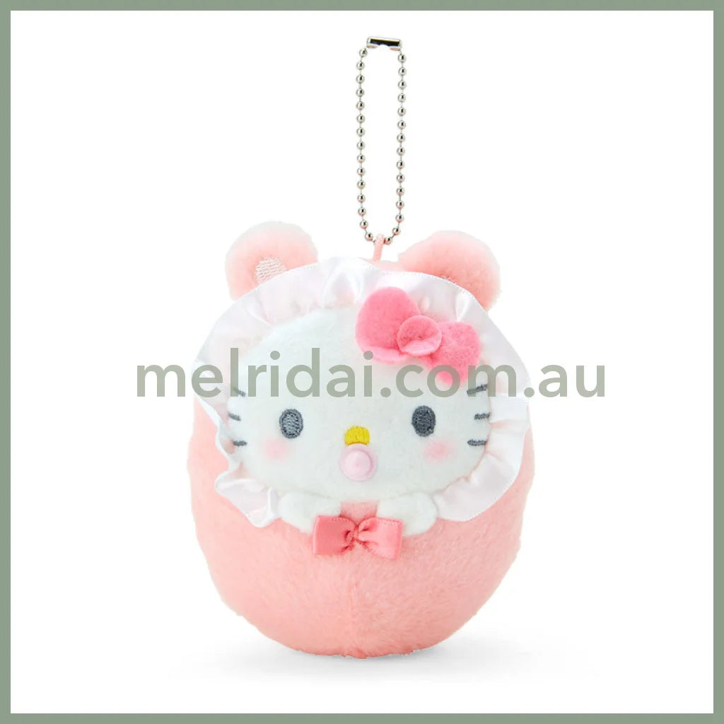 Sanrio | Mascot Holder 9×7×13.5Cm (Swaddled Baby Series) // Hello Kitty