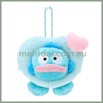 Sanrio | Mascot Holder Keychain 10×7×8Cm (Colorful Heart) 日本三丽鸥 爱心玩偶挂件/包挂/钥匙链（缤纷爱意） 山姆企鹅 Tuxedosam