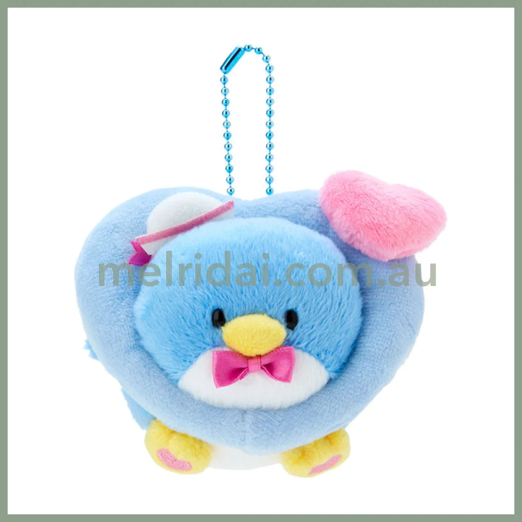 Sanrio | Mascot Holder Keychain 10×7×8Cm (Colorful Heart) 日本三丽鸥 爱心玩偶挂件/包挂/钥匙链（缤纷爱意）