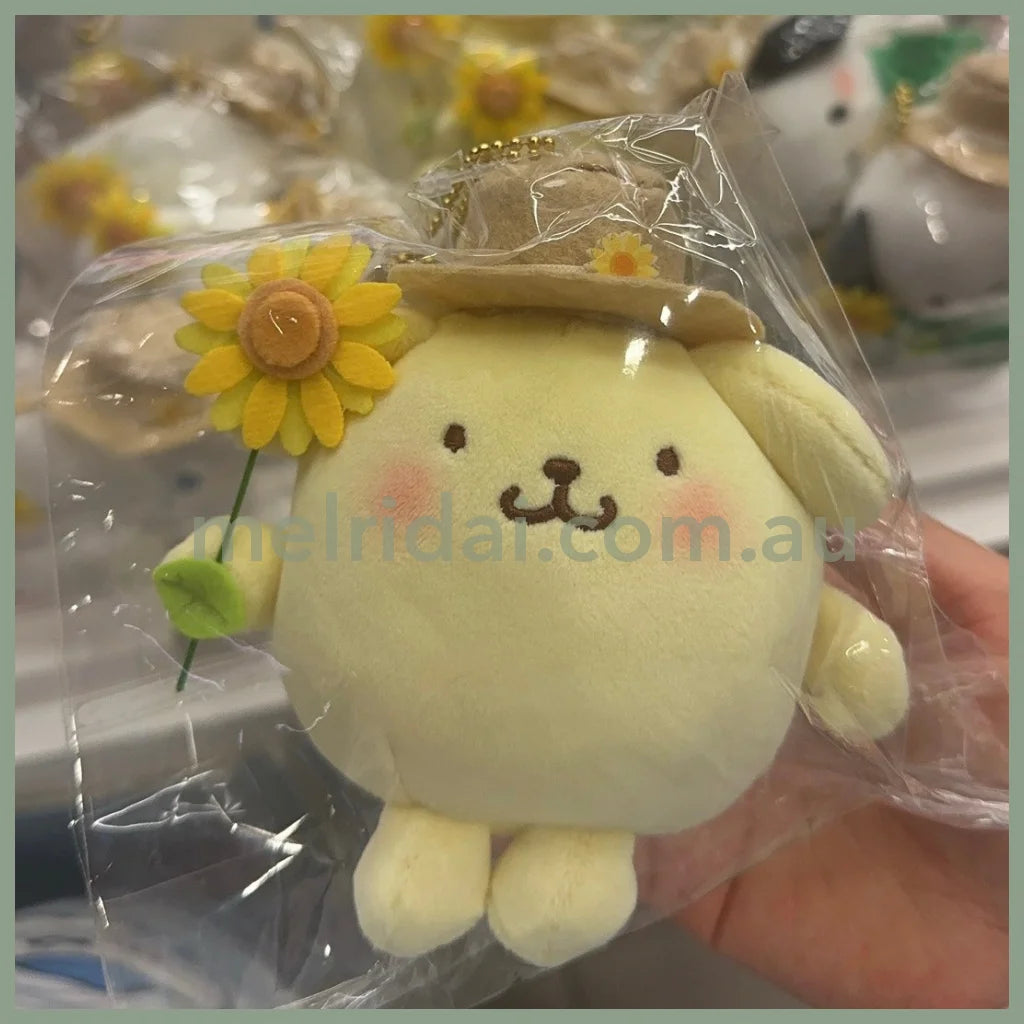 Sanrio | Mascot Holder Keychain 10Cm Approx. 日本三丽鸥 玩偶挂件/包挂/钥匙链（春游系列） 布丁狗Pom Pom Purin