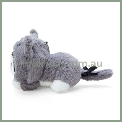 Sanrio | Mascot Holder (Love Neko Series) 10×17×9.5Cm 日本三丽鸥 趴趴毛绒玩偶挂件/包挂/钥匙链（变装猫咪日）