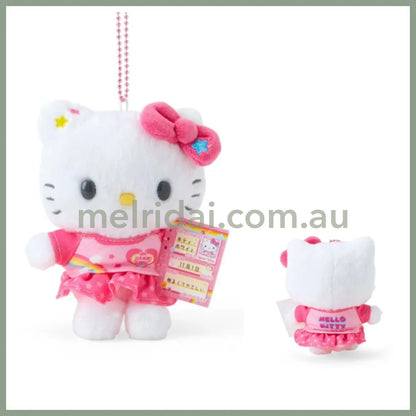 Sanrio | Mascot Holder Plush Keychain 12×7.5×16Cm (Nostalgic Profile Book) 凯蒂猫Hello Kitty