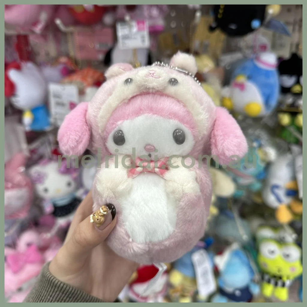 Sanrio | Mascot Holder Plush Keychain 13×13×14Cm (Forest Small Animals) 美乐蒂My Melody