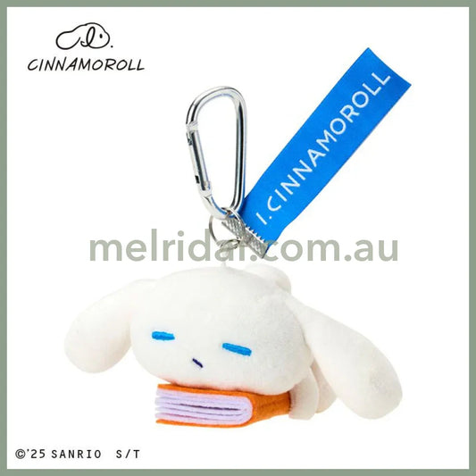 SANRIO | Mascot Holder Plush Keychain Book 12×9×6cm (I.CINNAMOROLL Love yourself more?)