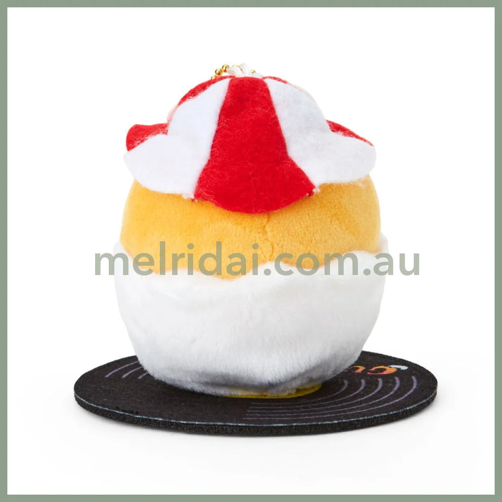 Sanrio | Mascot Holder Plush Keychain Gudetama 9.5×9.5×11Cm (Summer Festival)