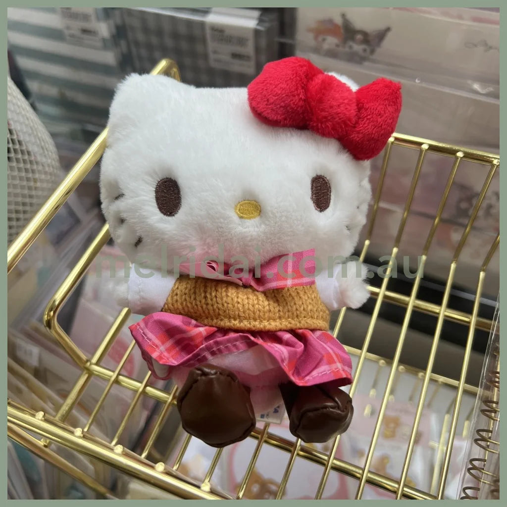 Sanrio | Mascot Holder Plush Keychain H13 Approx. (Retro Uniform) 日本三丽鸥