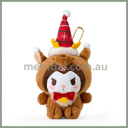 Sanrio | Mascot Holder Plush Keychain Kuromi 21.1 X 10.5 7.6Cm (Christmas 2024)