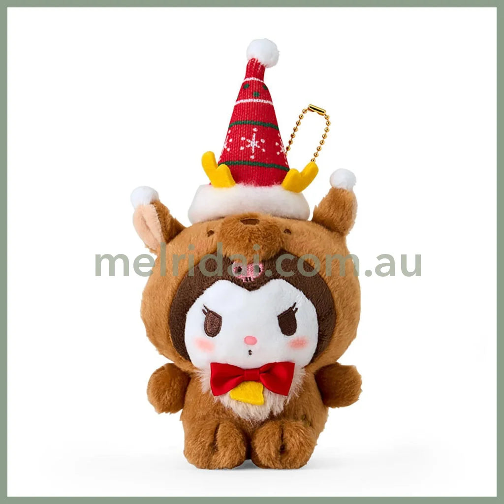 Sanrio | Mascot Holder Plush Keychain Kuromi 21.1 X 10.5 7.6Cm (Christmas 2024)