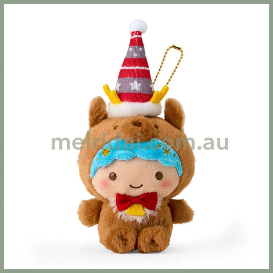 Sanrio | Mascot Holder Plush Keychain Little Twin Stars - Kiki 19.4 X 9.0 5.8Cm (Christmas 2024)