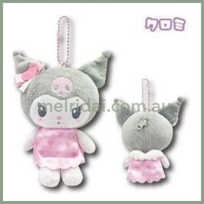 Sanrio | Mascot Holder Plush Keychain Pouch H13×W10Cm 日本三丽鸥 玩偶挂件/包挂/钥匙链/背后有拉链可放零钱小物（天使系列）