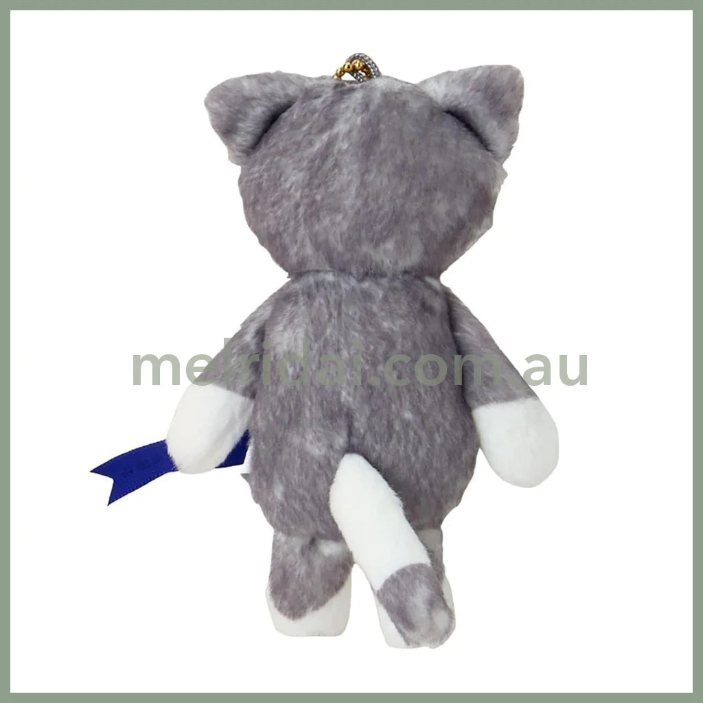 SANRIO | Mascot Holder Plush Keychain Set Noraneko Land 17.7 x 17.4 x 8.5cm (Cat Club)