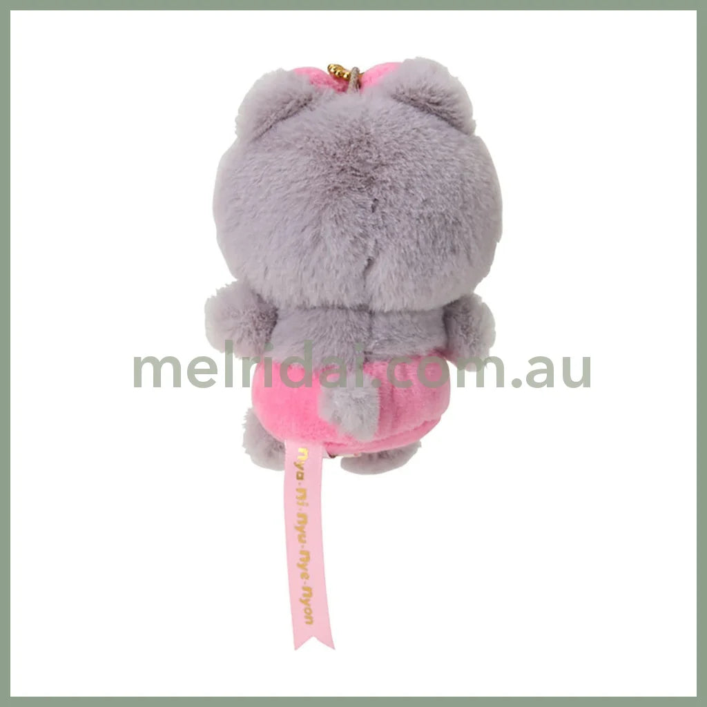SANRIO | Mascot Holder Plush Keychain Set Nyan Nyannyenyon 17.7 x 17.4 x 8.5cm (Cat Club)