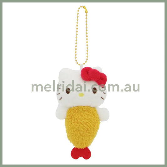 Sanrio | Mascot Holder Plush Keychain Shrimp H14 X W7 D4Cm (Hello Kitty)