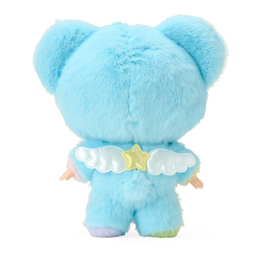 SANRIO | Little Twin Stars Kiki Fine Face Puff Bear Costume Mascot Holder Bag Charm Keychain 130×80×160mm (Starry Sky