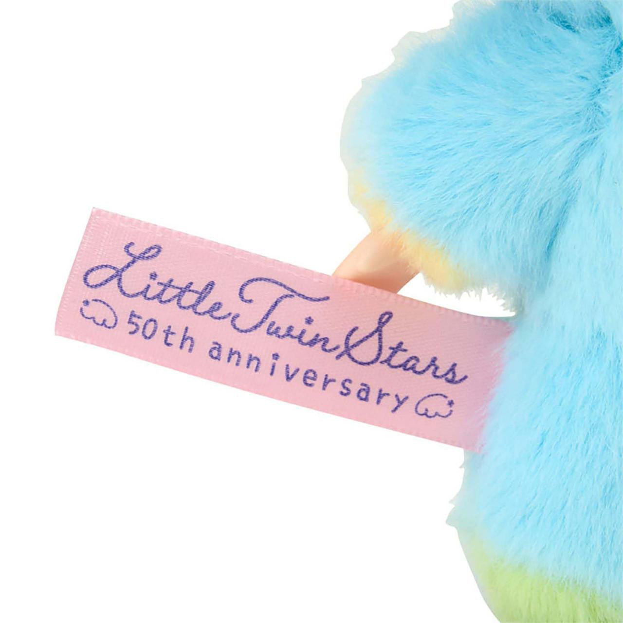 SANRIO | Little Twin Stars Kiki Fine Face Puff Bear Costume Mascot Holder Bag Charm Keychain 130×80×160mm (Starry Sky