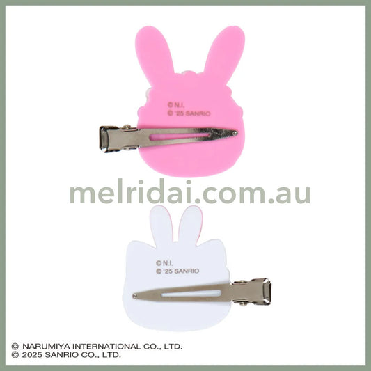 Sanrio × Mezzo Piano | Hello Kitty Hair Clip Set 45×10×50mm (Pink Rabbit)
