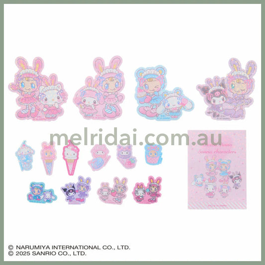 Sanrio × Mezzo Piano | Sticker Set 25 pieces