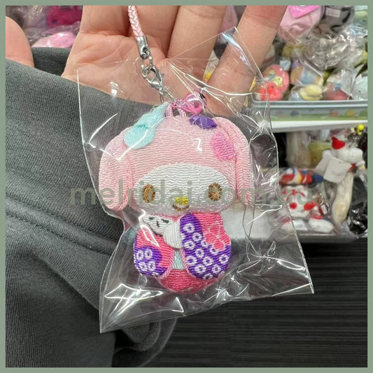 SANRIO | Mini Kimono Mascot Netsuke My Melody Phone Charm Keycharm Keychain 55ｍｍ x 25ｍｍ x 20ｍｍ