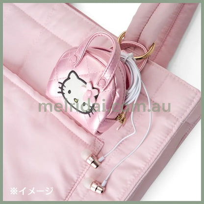 SANRIO | Mini Quilt Mini Pouch Keychain 7×10.7×3cm (Kuromi)