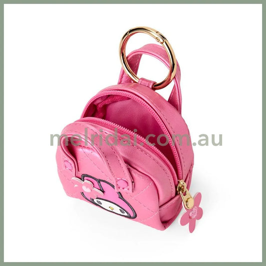 SANRIO | Mini Quilt Mini Pouch Keychain 7×10.7×3cm (My Mleody)