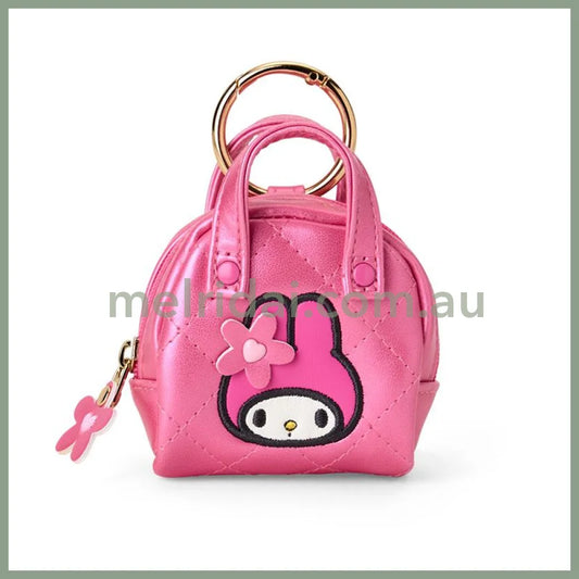 SANRIO | Mini Quilt Mini Pouch Keychain 7×10.7×3cm (My Mleody)