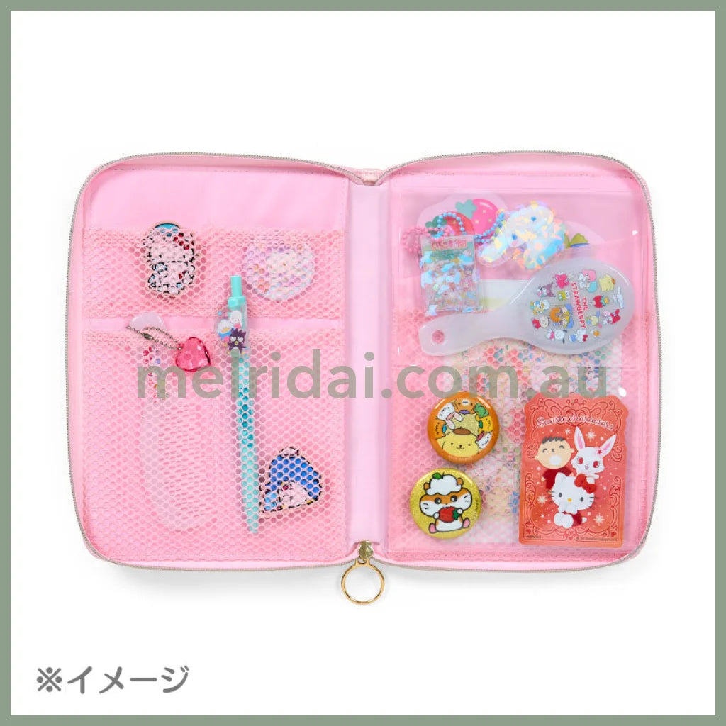 SANRIO | Multi Case 25.4 x 19.3 x 3.4cm (Strawberry News 50th Anniversary)