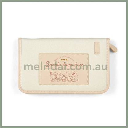 Sanrio | Multi Pouch (Enjoy Idol) 23×2.5×14Cm // Pu Beige