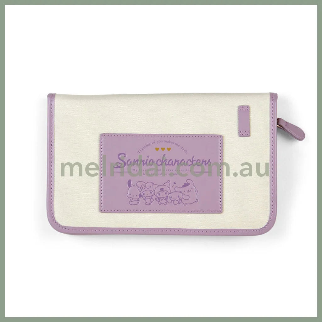 Sanrio | Multi Pouch (Enjoy Idol) 23×2.5×14Cm // Pu Purple