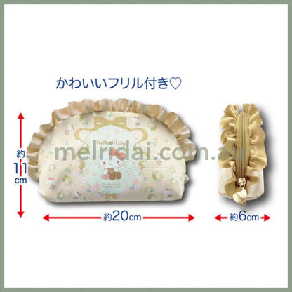 Sanrio | Multi Pouch Ｈ11×Ｗ20×Ｄ6Cm 日本三丽鸥 花边多用收纳包/手拿包/化妆包