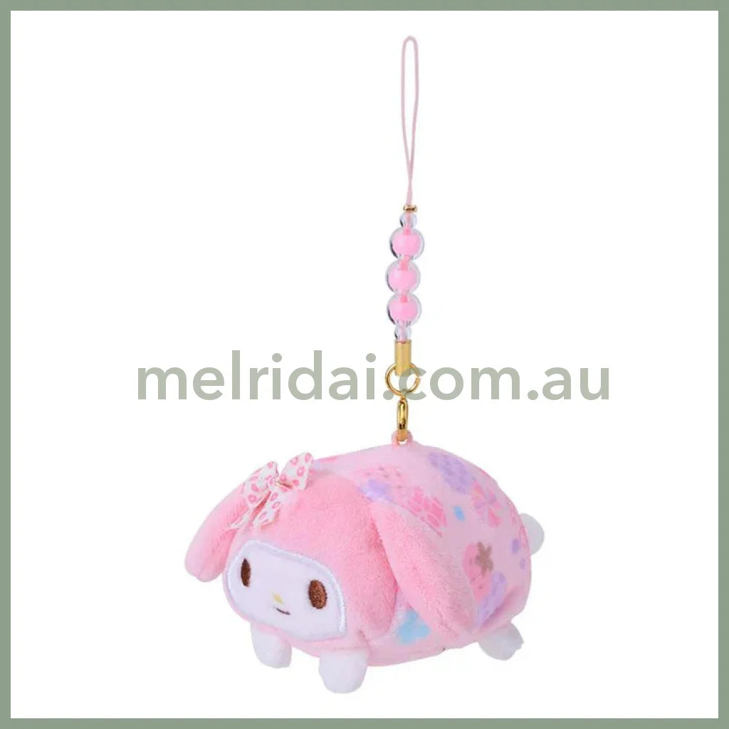 SANRIO | My Meldody Smartphone Strap Plush Mascot 7.5 x 5.3 x 4.7cm (Nagomi Pastel)