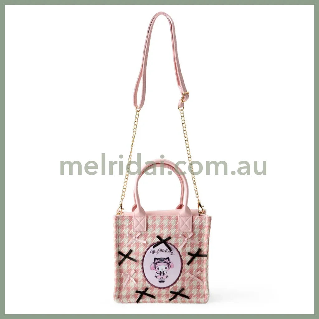 Sanrio | My Melody 2-Way Mini Tote Bag/Shoulder Bag/Handbag 21×10×19Cm (Dream Ribbon)