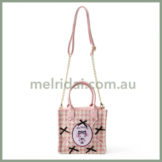 Sanrio | My Melody 2-Way Mini Tote Bag/Shoulder Bag/Handbag 21×10×19Cm (Dream Ribbon)