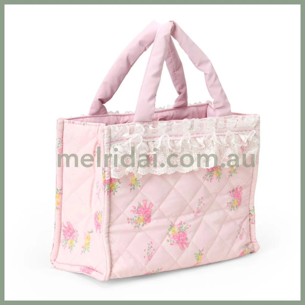 SANRIO | My Melody 2 Way Tote Bag 230×110×175mm (White Frill Design)