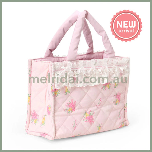 SANRIO | My Melody 2 Way Tote Bag 230×110×175mm (White Frill Design)