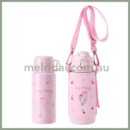 Sanrio | My Melody 2Way Stainless Bottle With Strap Case 670Ml