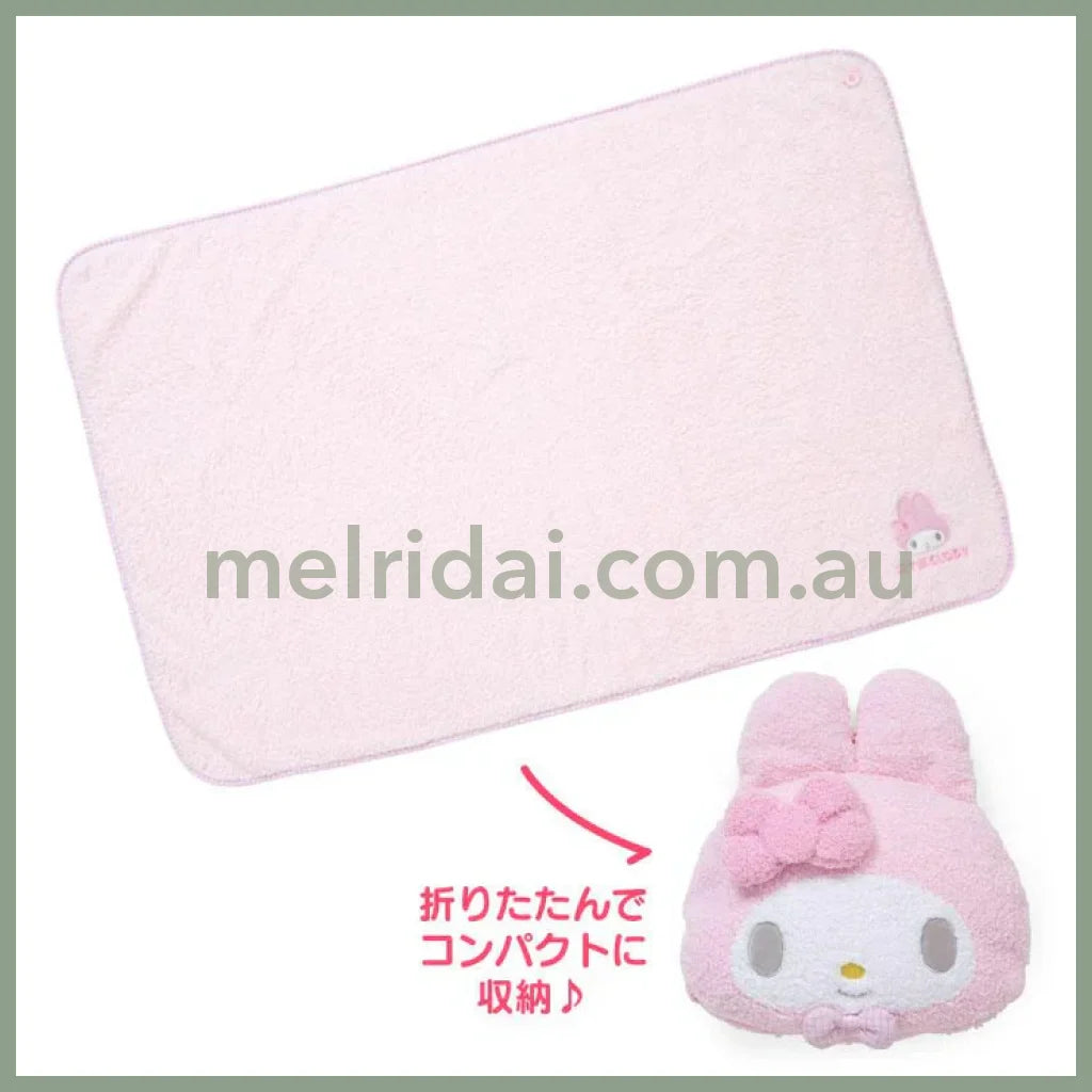 Sanrio | My Melody 3-Way Blanket Lap Cape Cushion 34Cm×28Cm×7Cm