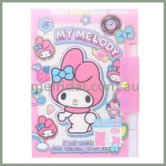 SANRIO | My Melody A4 Pocket File with Top and Side Access 225 x 315 mm
