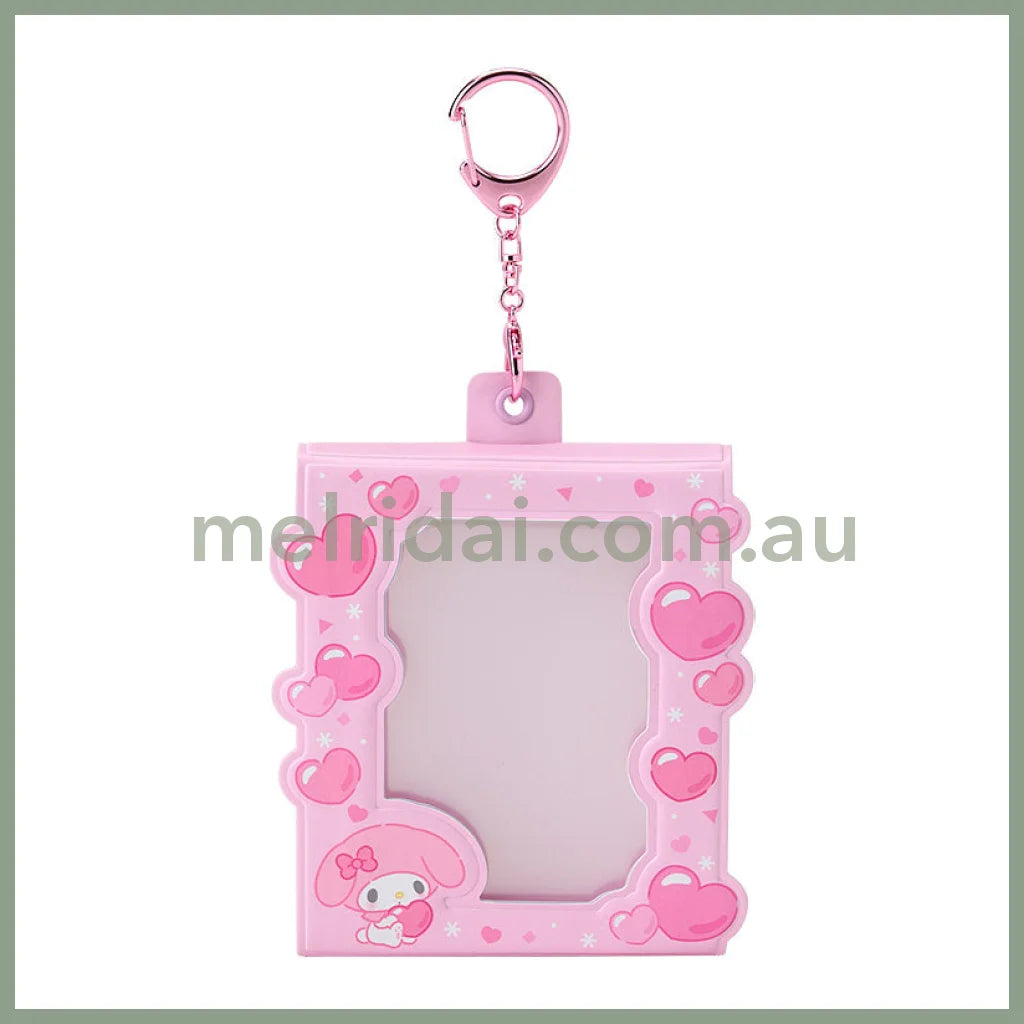 SANRIO | My Melody Accordion Card Holder Keychain 10×1.3×10.8cm (Enjoy Idol - 8 pockets can store up to 16 cards)