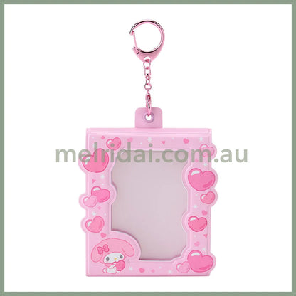 SANRIO | My Melody Accordion Card Holder Keychain 10×1.3×10.8cm (Enjoy Idol - 8 pockets can store up to 16 cards)