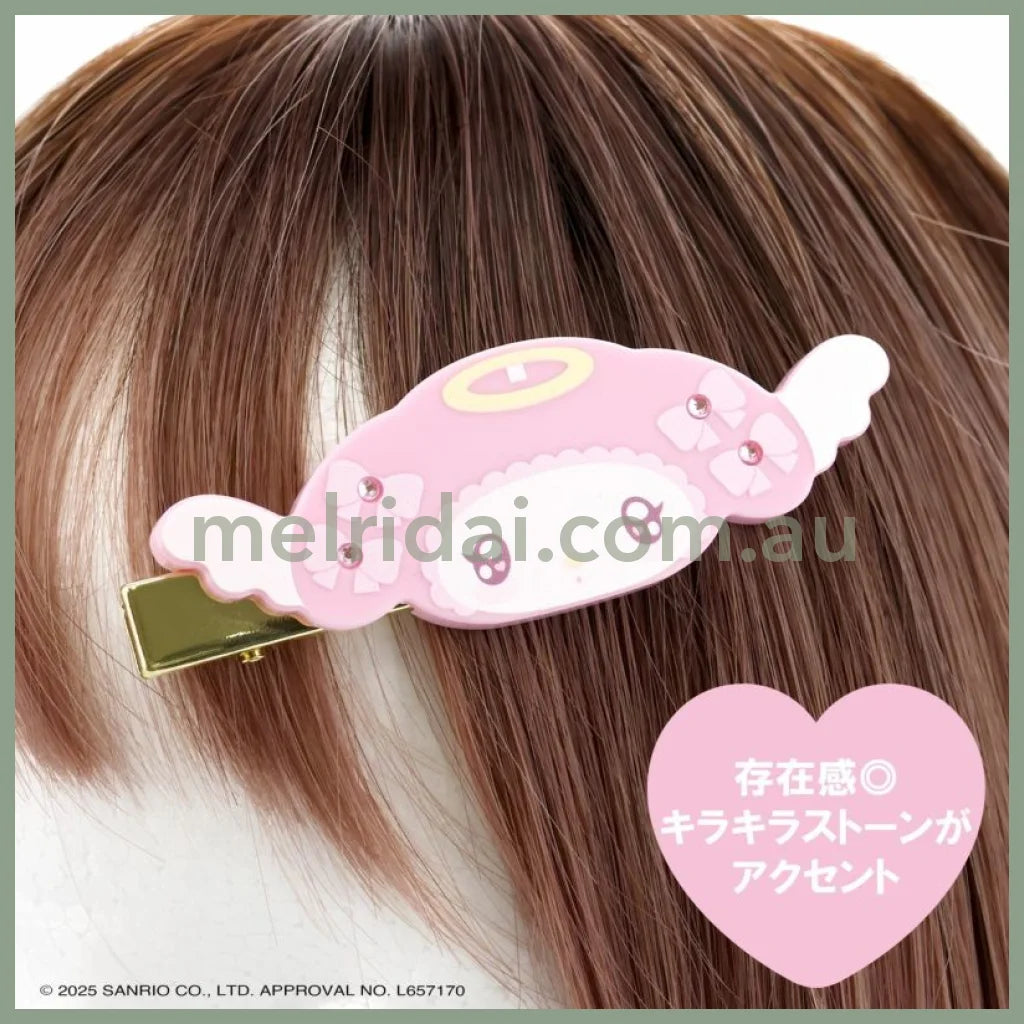 SANRIO | My Melody Acrylic Hair Clip 40×70ｍm (Angel and Little Devil)