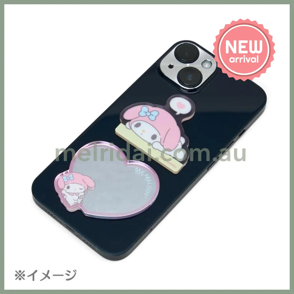 SANRIO | My Melody Acrylic Sticker & Sticky Mirror Set 53×3×45mm