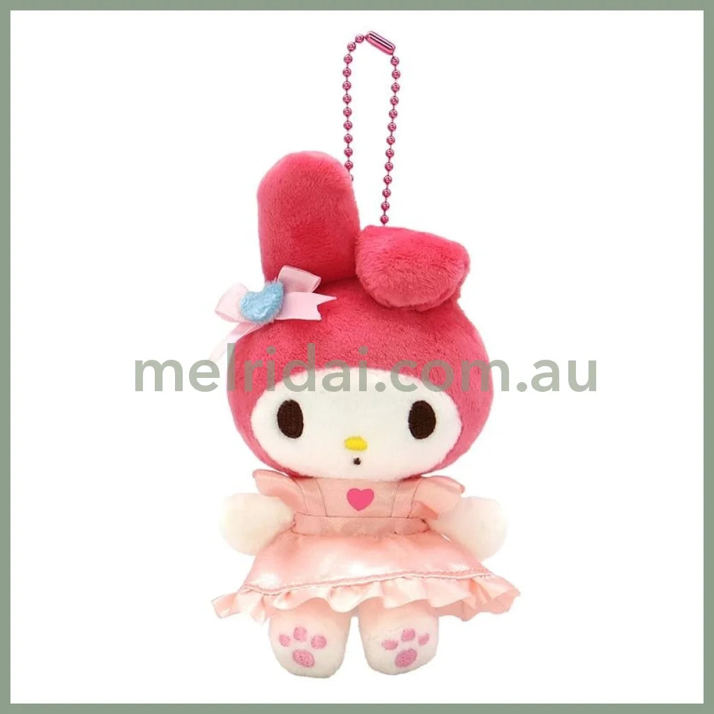 SANRIO | My Melody Apron Pink Mascot Holder Plush Keychain Bag Charm 12cm (50th Collection)