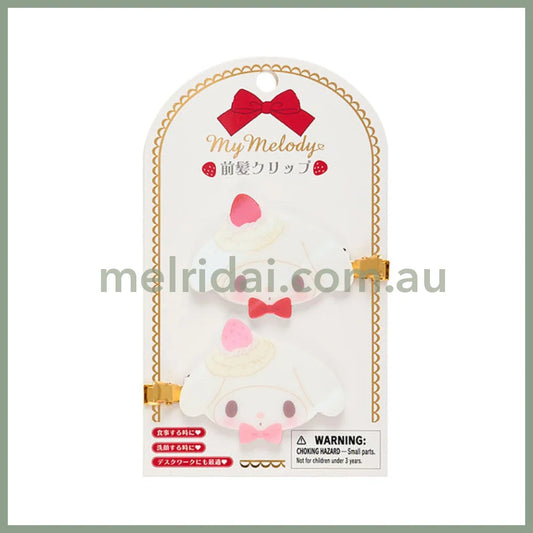 Sanrio | My Melody Bangs Clip Hair Accessories 15.5 X 8.6 1.3Cm (Shortcake)