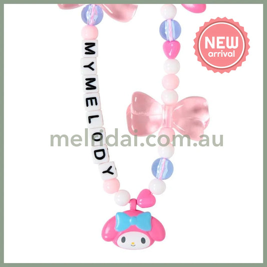 SANRIO | My Melody Bead Strap with Mascot Phone Strap 50×8×160mm (Ribbon)
