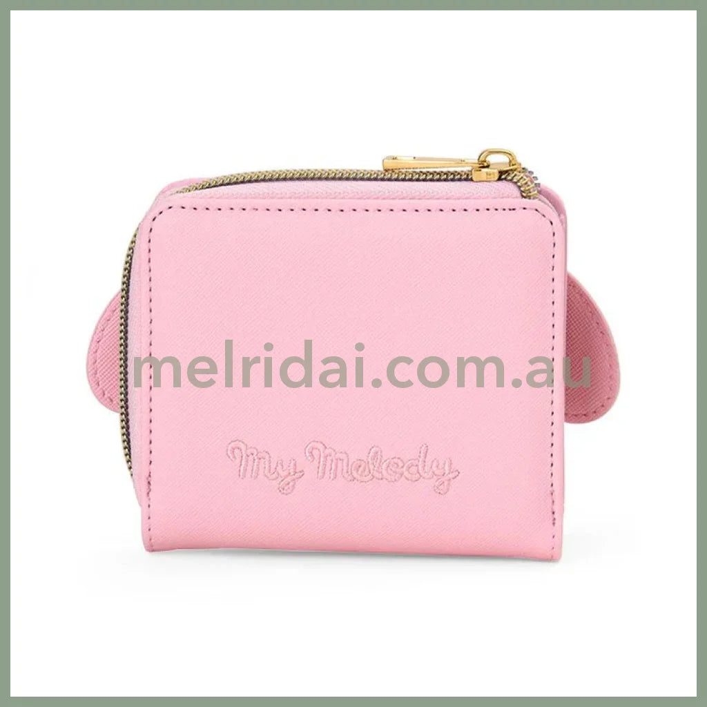 Sanrio | My Melody Bi-Fold Wallet Face Shape W13.5×D2.5×H9.5Cm