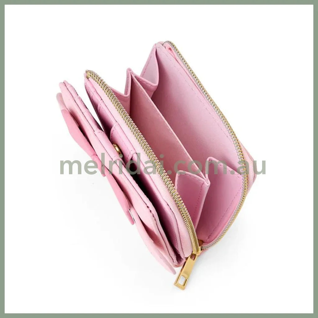 Sanrio | My Melody Bi-Fold Wallet Face Shape W13.5×D2.5×H9.5Cm